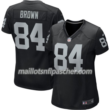 Maillot Oakland Raiders Antonio Brown 84 Nike Noir - Femme